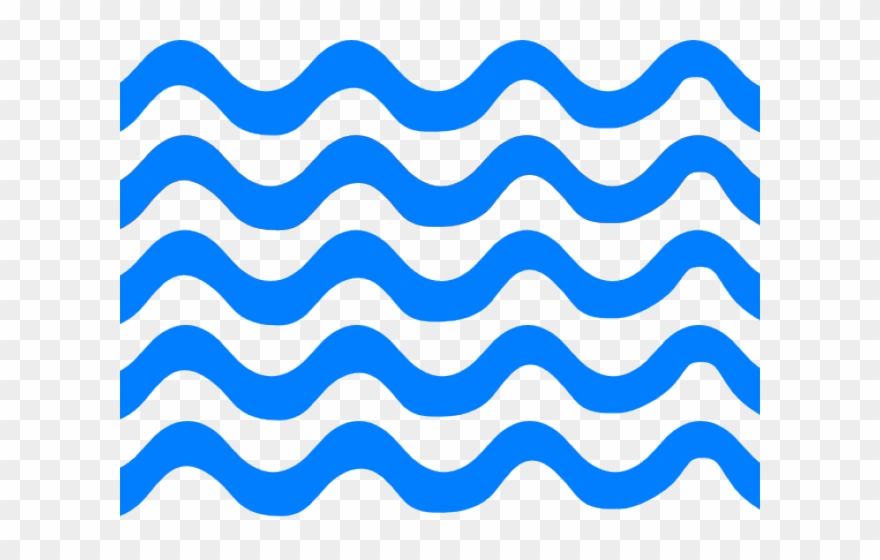 Lines Clipart Blue - Blue Waves Line Png Transparent Png