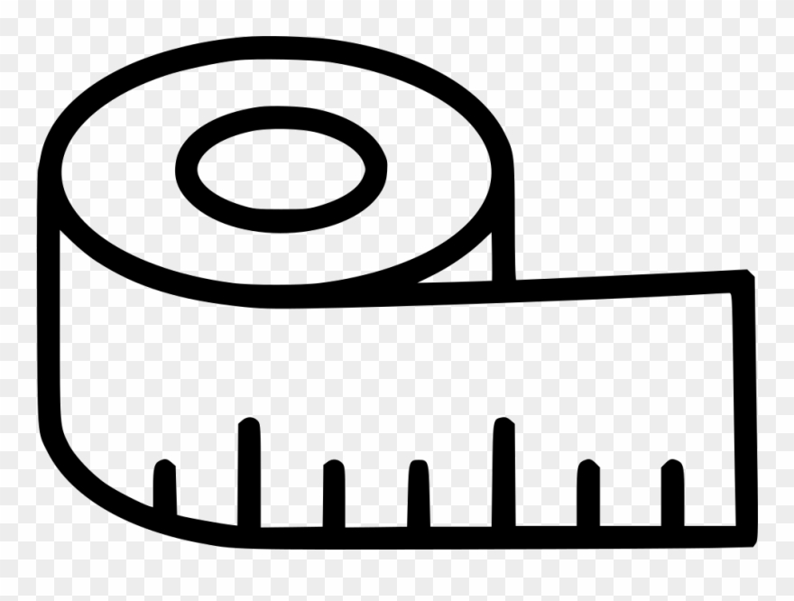 Measuring Tape Comments - Circle Clipart