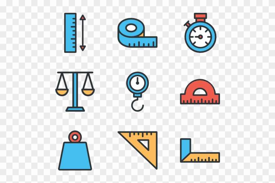 Measuring - High School Vector Png Clipart