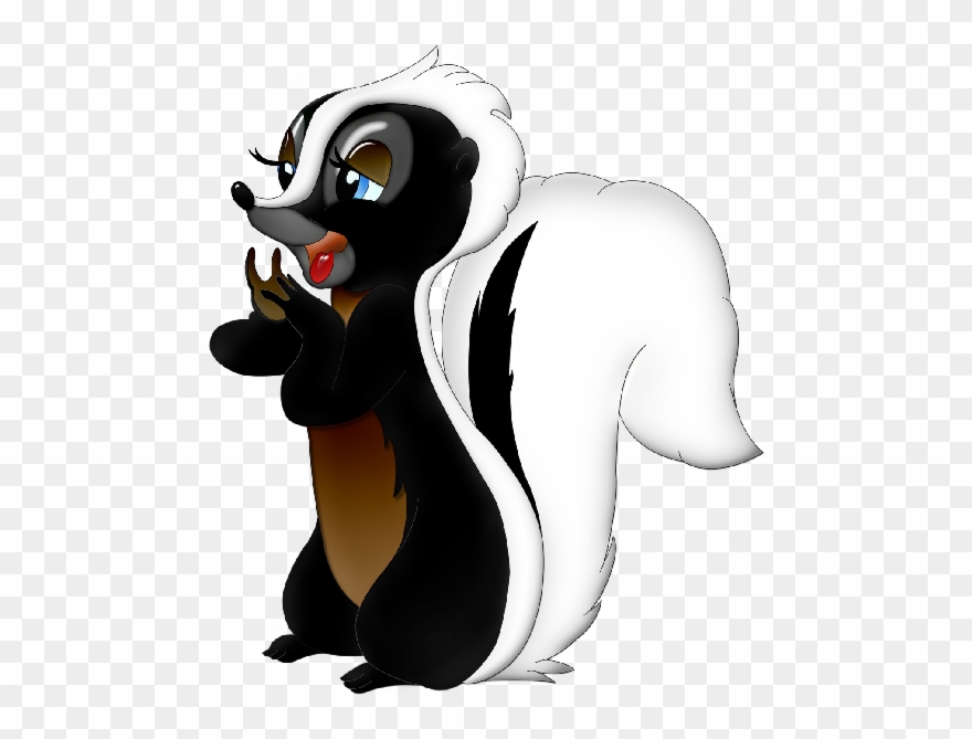 Download - Flower The Skunk Clipart - Png Download