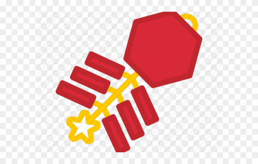 Mandarin Clipart Firecracker - Clip Art - Png Download