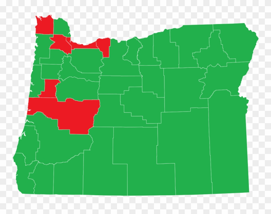 Oregon 2008 Measure Oregon Black Population Map Clipart (1010838