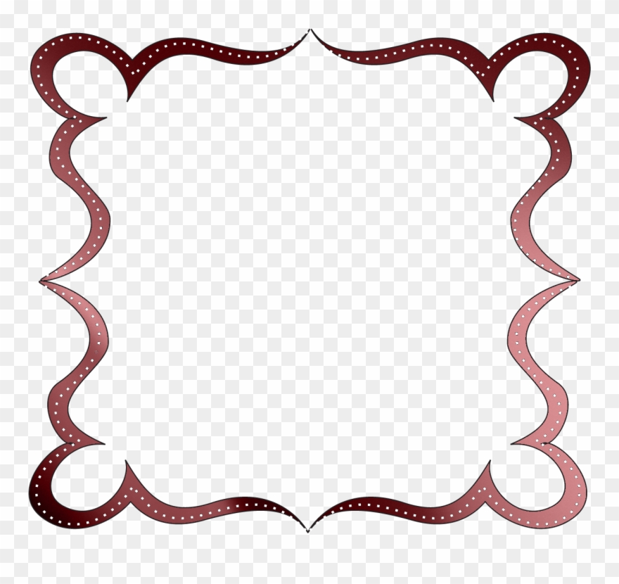 Clipart Box Fancy - Text Box Border Transparent - Png Download