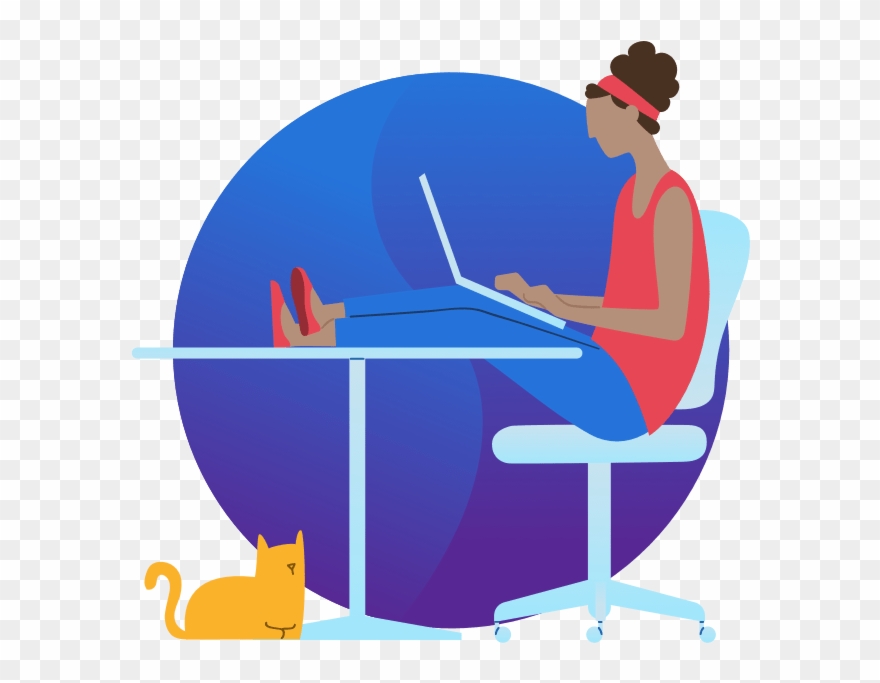 Everything You Need To Do Your Job Right - Computer Desk Clipart