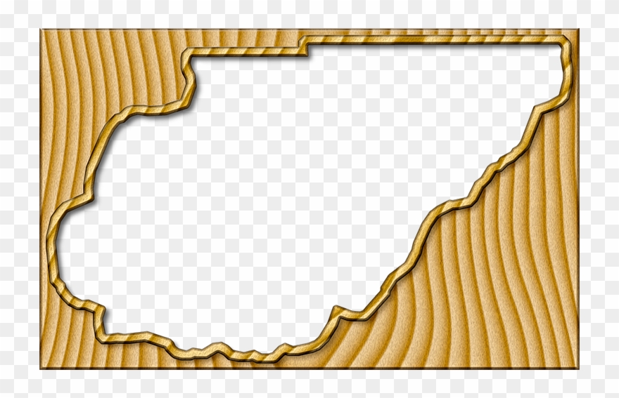 A Map Of Union With The Map Area Carved From A Blond Clipart