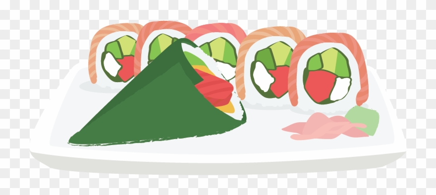 Carb-cutting Tips For Sushi - Illustration Clipart