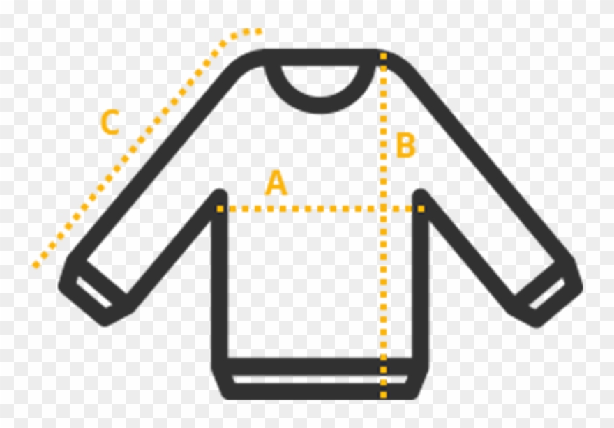 Measured With The Item Lying Flat - Clothing Clipart