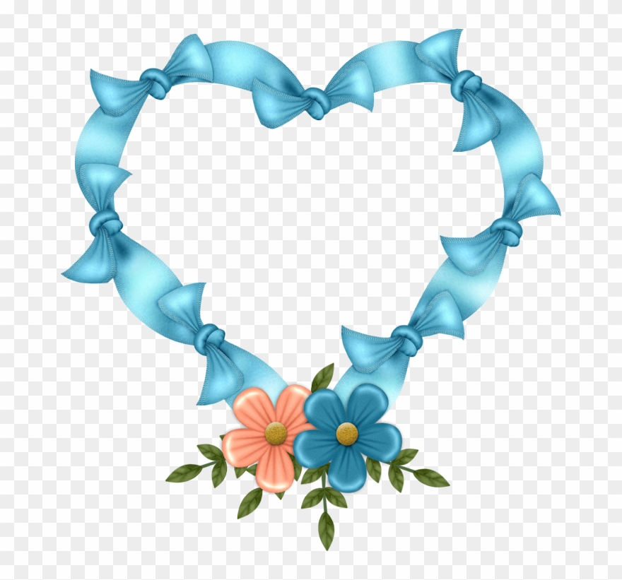 Frames I - Heart Clipart Pink Banner - Png Download