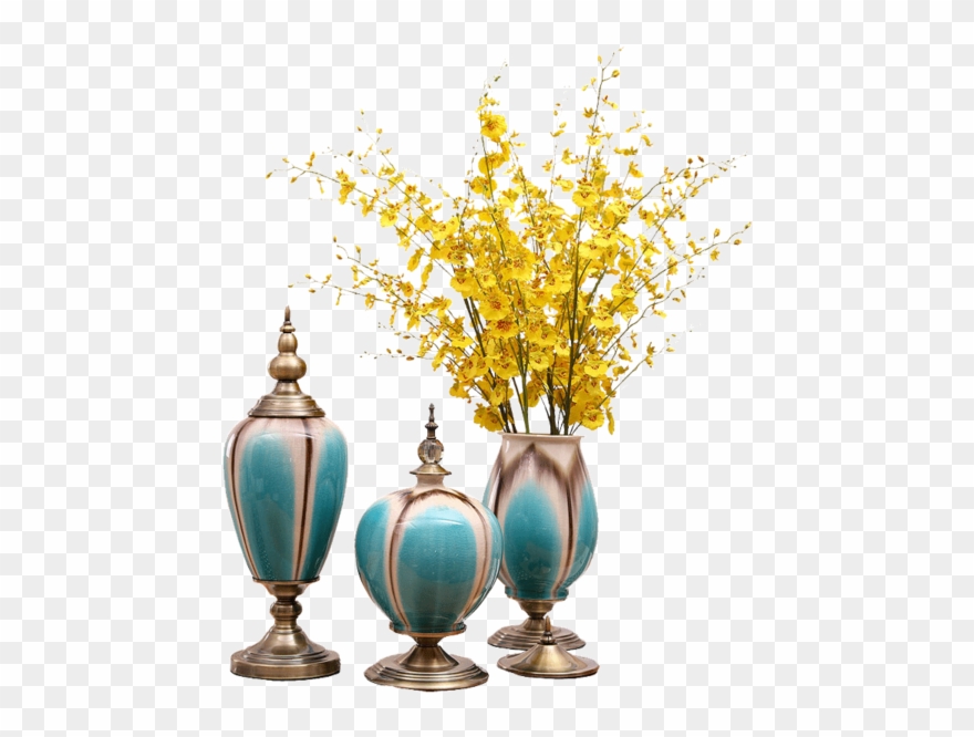 Simulation, Vases Decor, Decoration, Creative Decor, - Flower Glass Pot Png Clipart