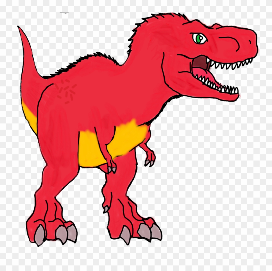 Dinosaur Tyranosaurus Sticker By - Tyrannosaurus Clipart