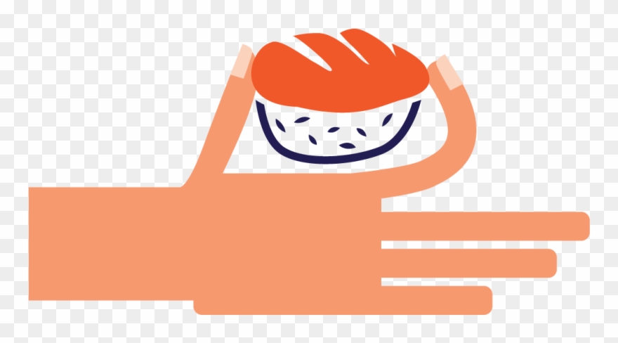 Fold Lightly For Enjoyable Sushi Clipart
