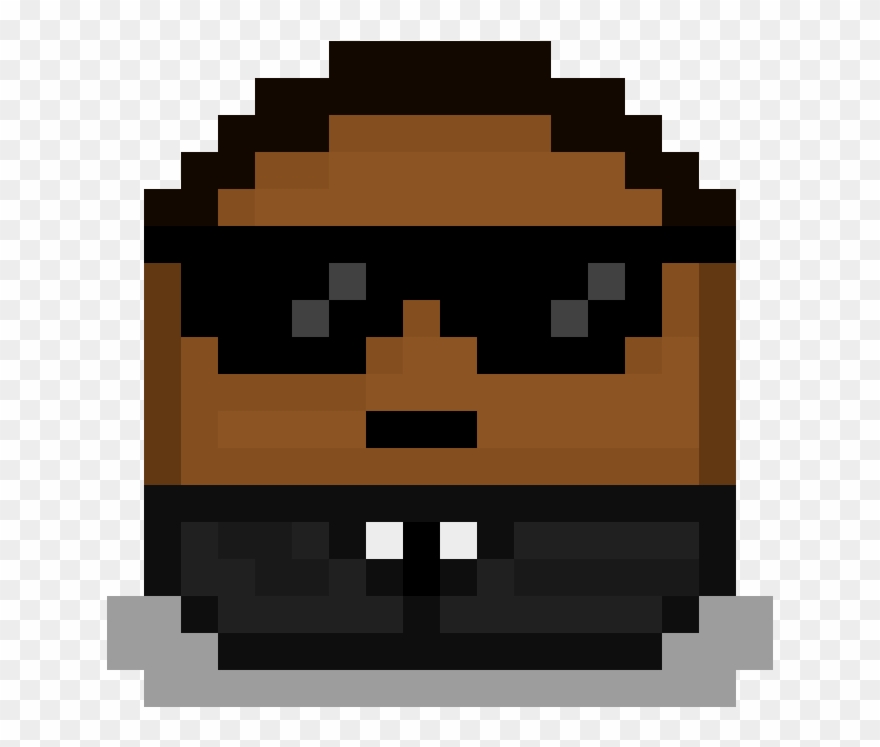 Meep In Black - 8 Bit Annoying Orange Clipart