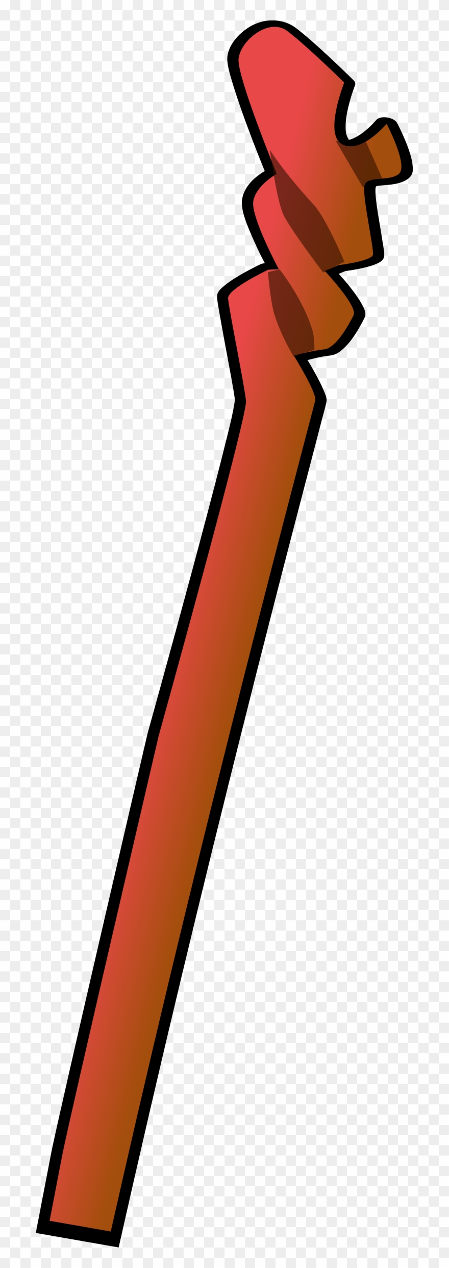 Big Image - Magic Staff Clipart - Png Download