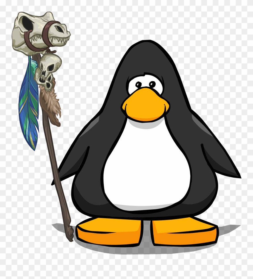 Penguin With A Horn Clipart