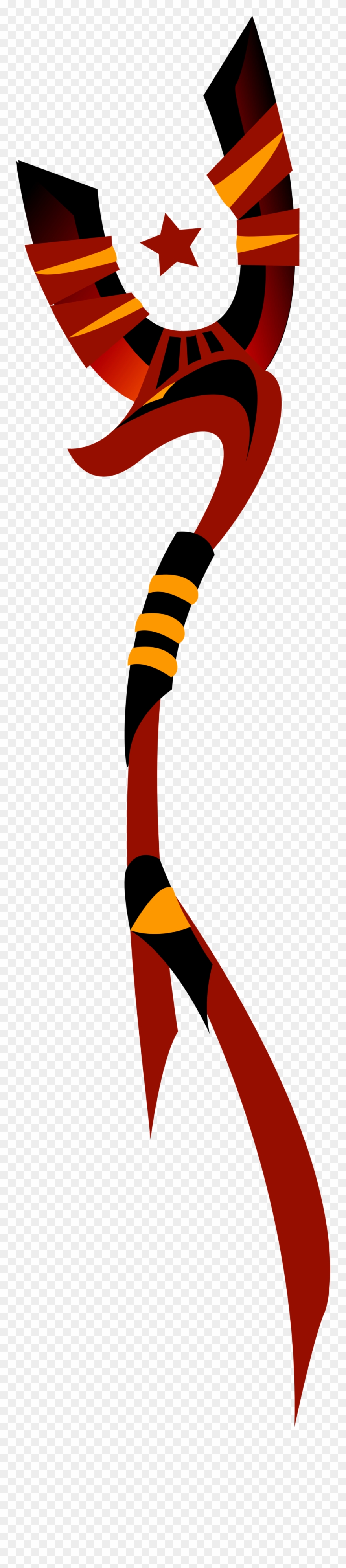 Staff Clipart Stick - Clip Art - Png Download