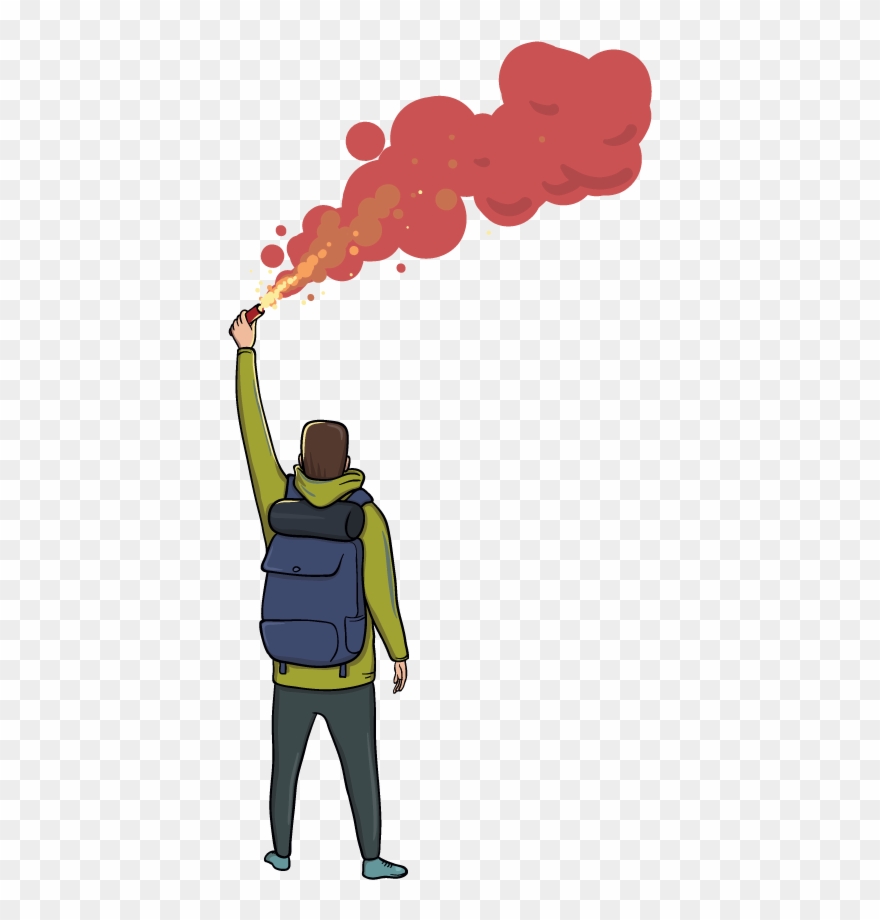 Hiking Clipart Distant - Stock Illustration - Png Download