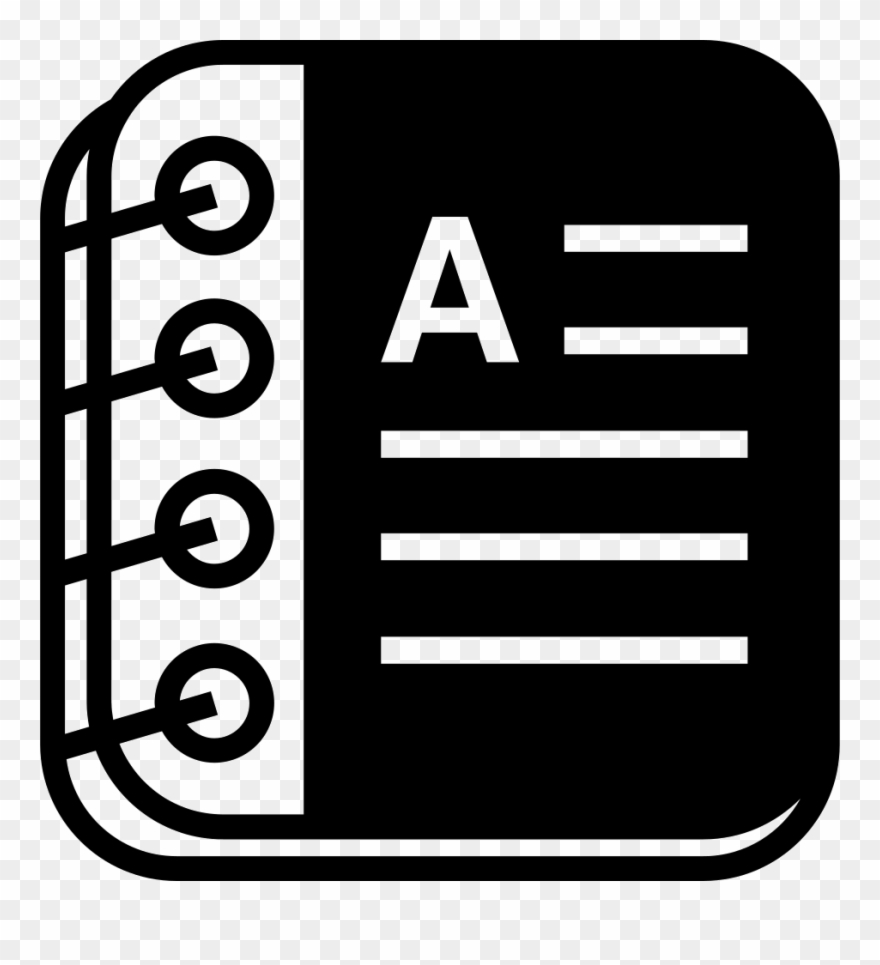 Notebook With Text Lines Comments - Icon Clipart