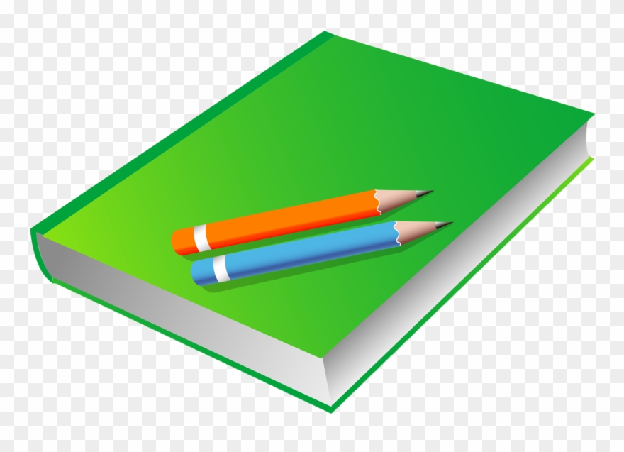 Picture Freeuse Download Pencil Book Illustration Transprent - Book And Pencils Clipart