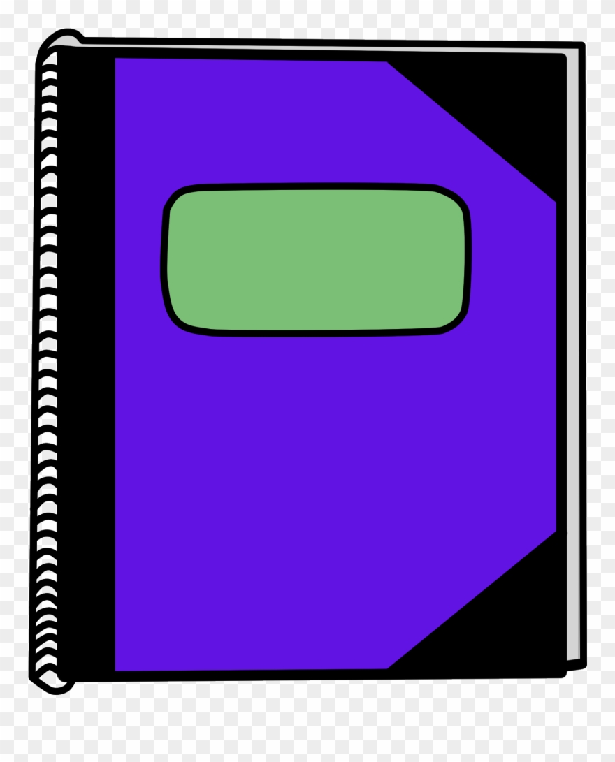 Notebook Clipart Rectangular Object - Bfdi Notebook - Png Download