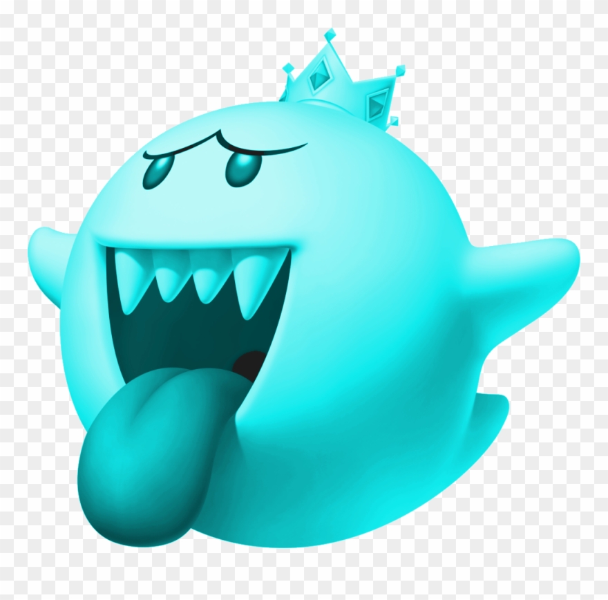 Frosty King Boo Artwork - King Boo Clipart