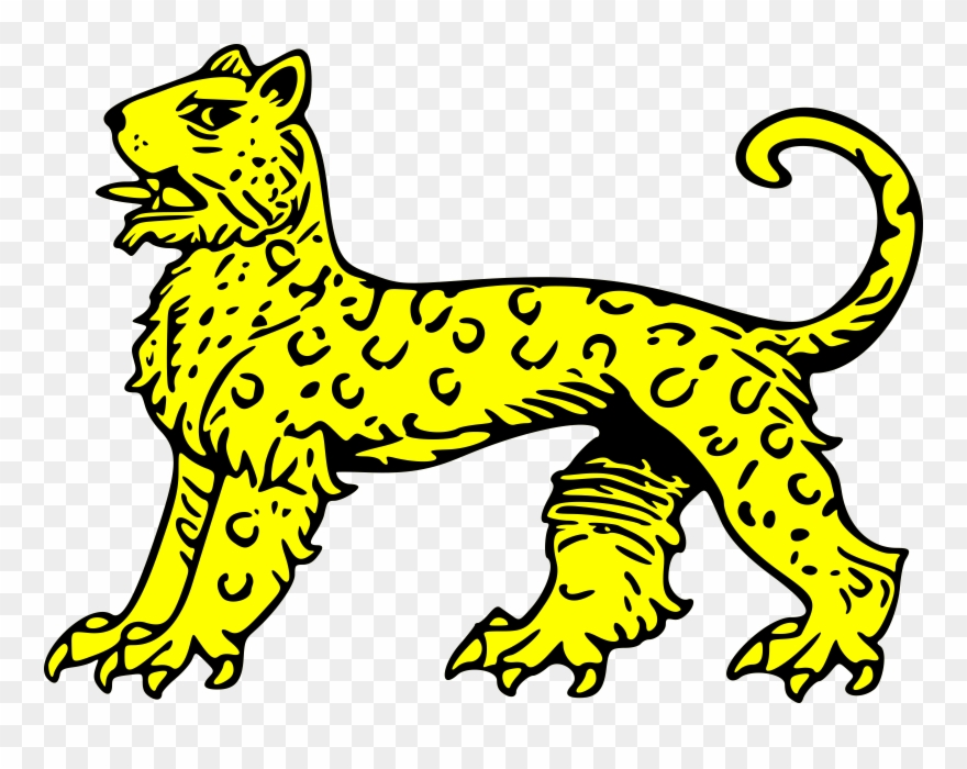 Big Image - Cartoon Leopard Clipart