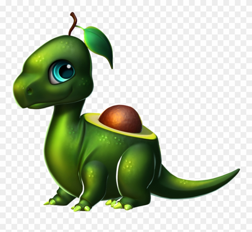 Avocado Dragon - Dragon Mania Legends Avocado Dragon Clipart