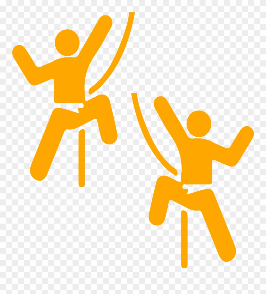 Climbing Make It Tile Coaster Clipart