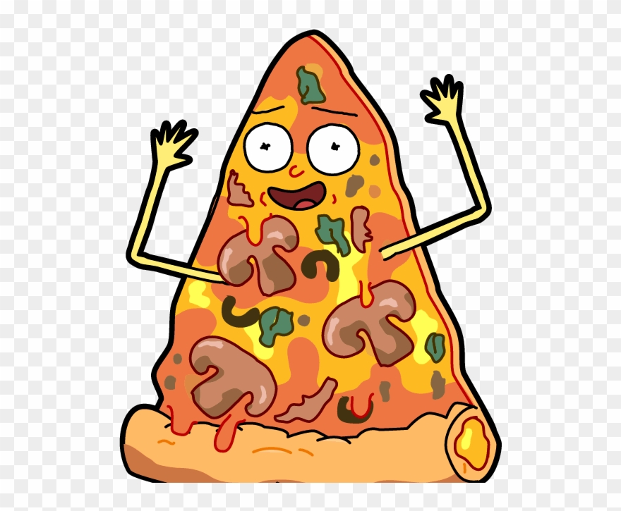 Mushroom Pizza Morty Rick And Wiki Fandom - Pepperoni Pizza Morty Clipart