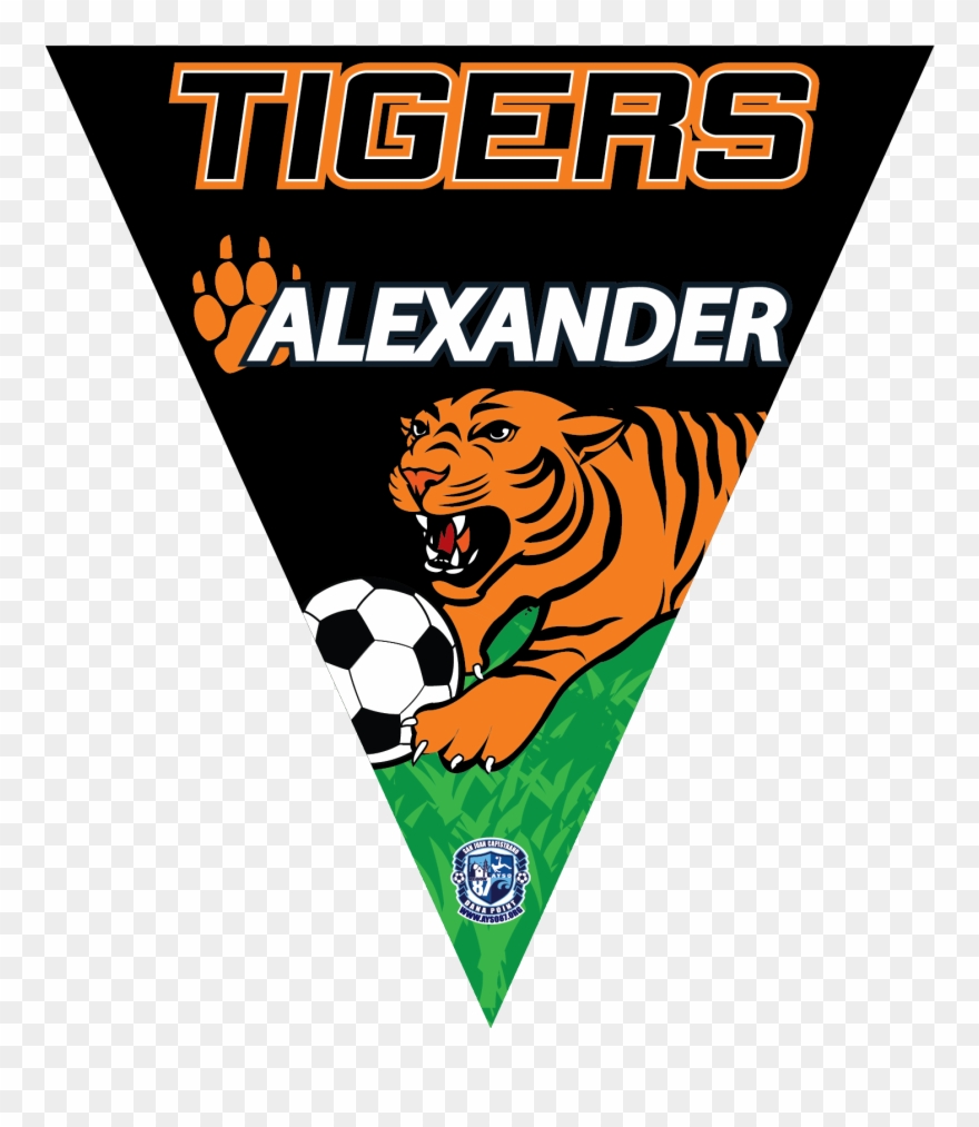 Tigers Triangle Individual Team Pennant - Supermercado Lider Clipart