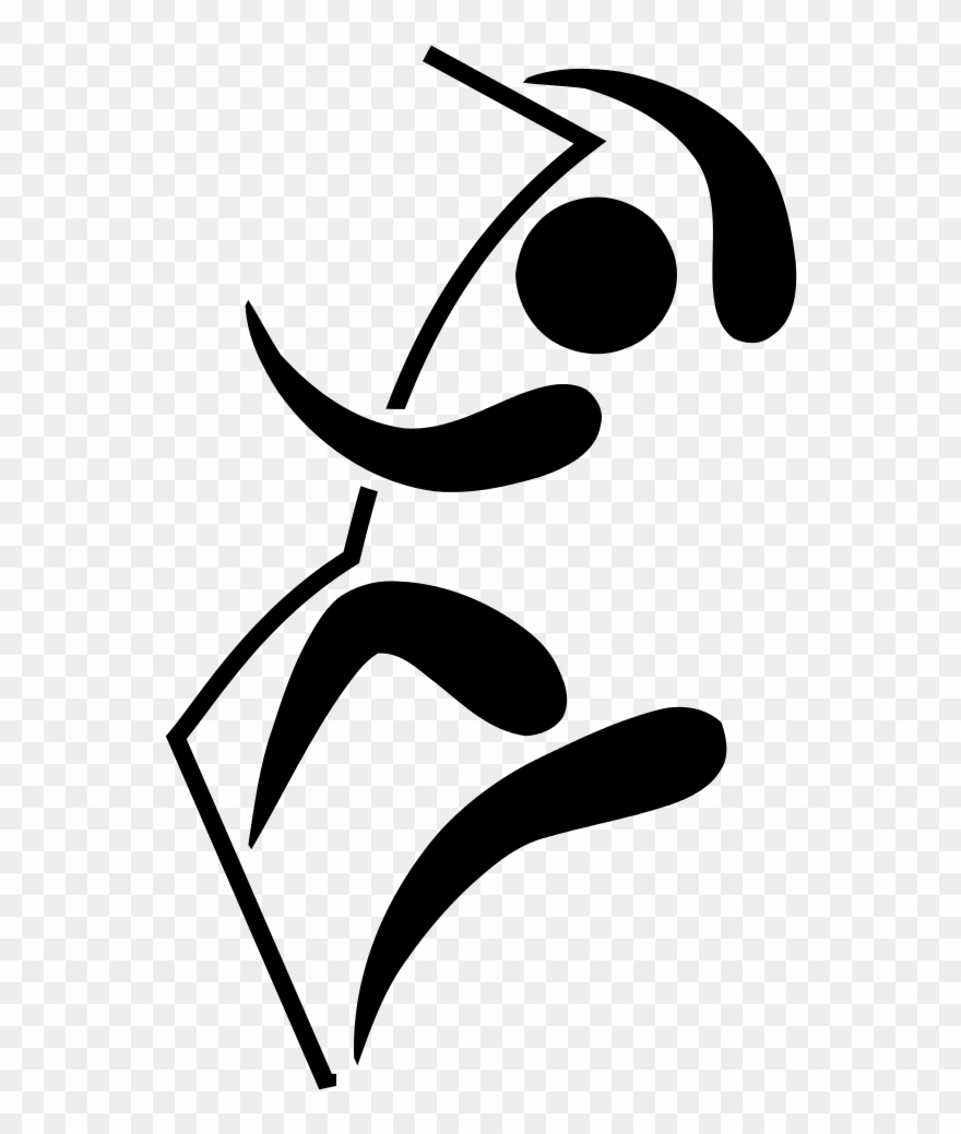 Open - Climbing Pictogram Clipart