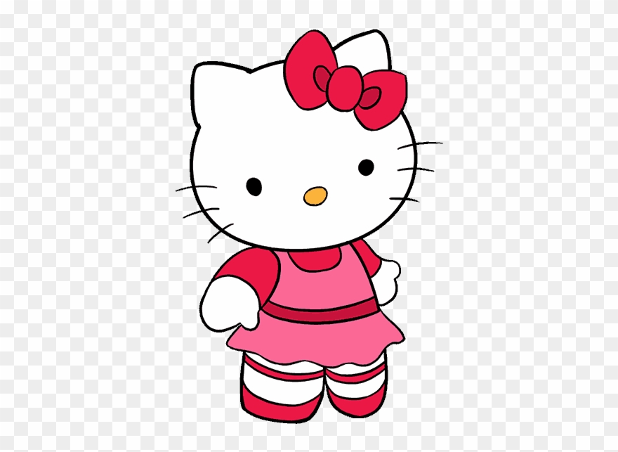 How To Draw Kitty In A Few - Love Hello Kitty Drawing Clipart
