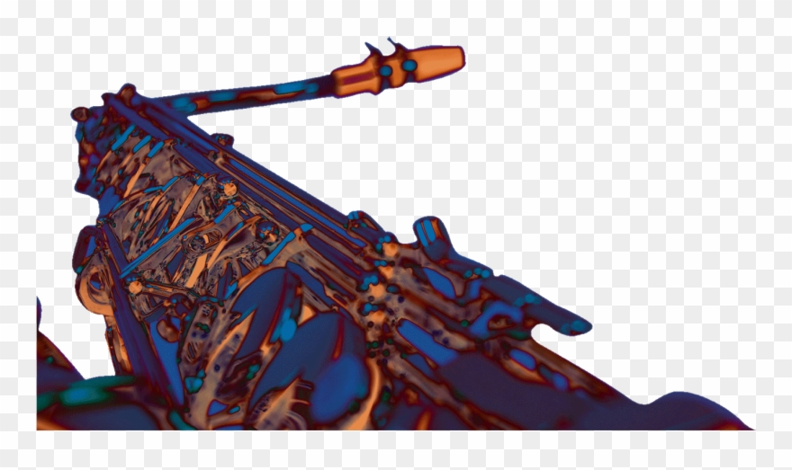 Saxophone Shapes - Wood Clipart