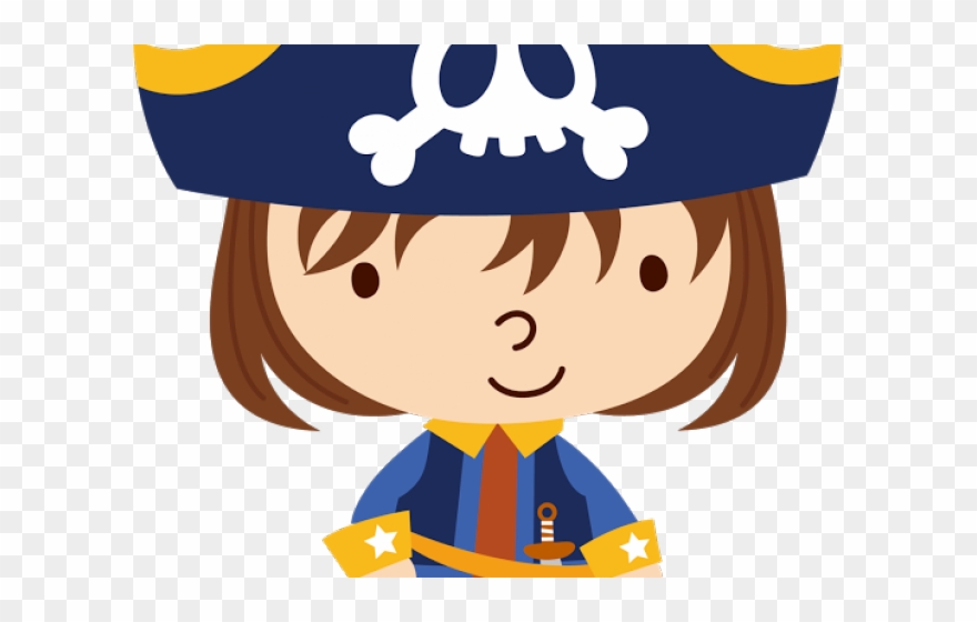 Pirates Clipart Math - Niño Pirata Caricatura - Png Download