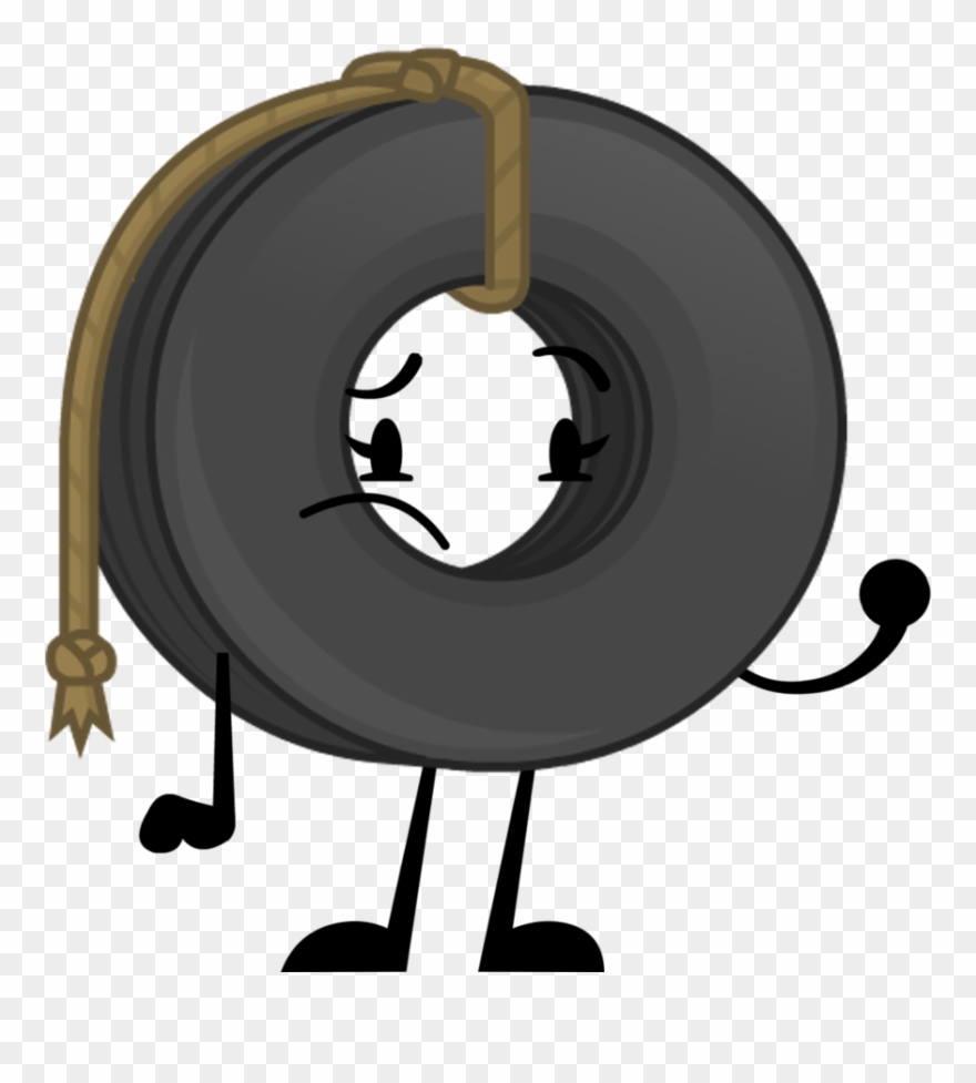Tire Swing Pose - Tire Swing Drawing Transparent Clipart