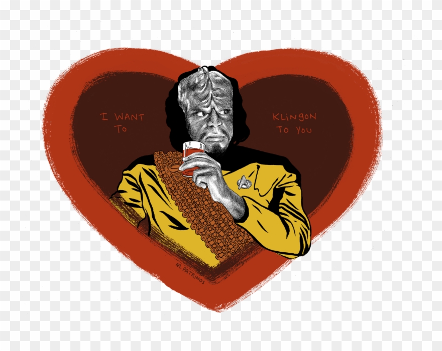 I Want To Klingon You Happy Valentines Star Trek Pinterest - Klingon Valentines Clipart