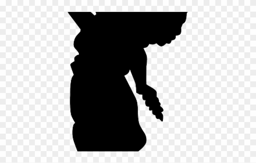 Maters Clipart Shadow - Angels Nativity Silhouette - Png Download