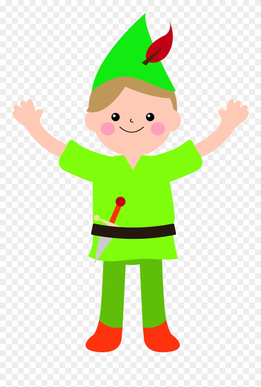 Lyric Drawing Peter Pan - Illustration Clipart