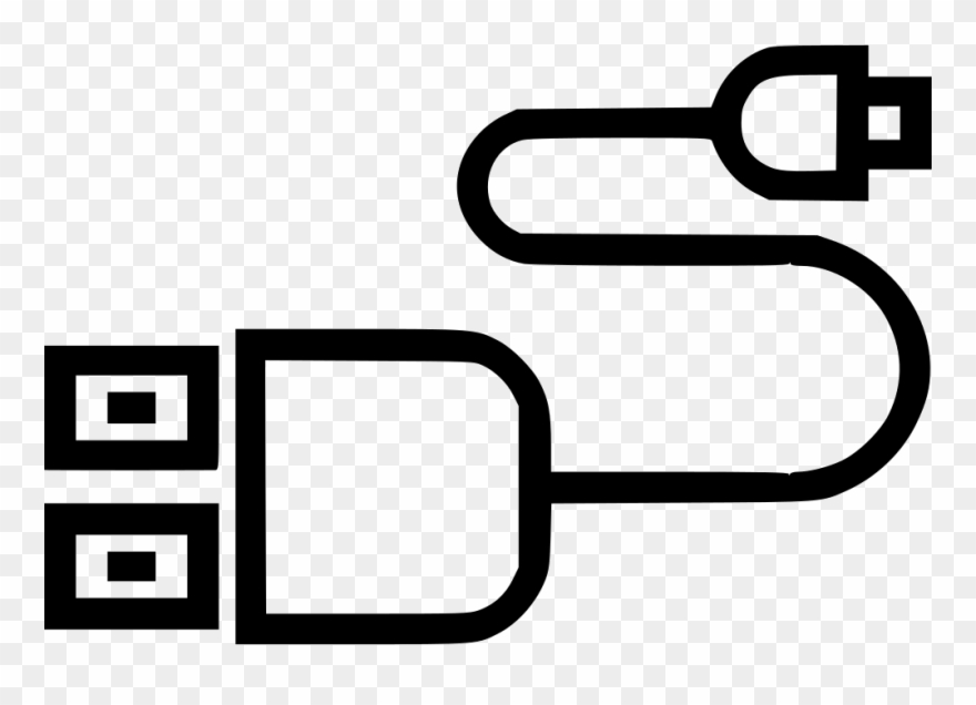 Plug Cable Charger Svg Png Icon Free Download - Usb Clipart