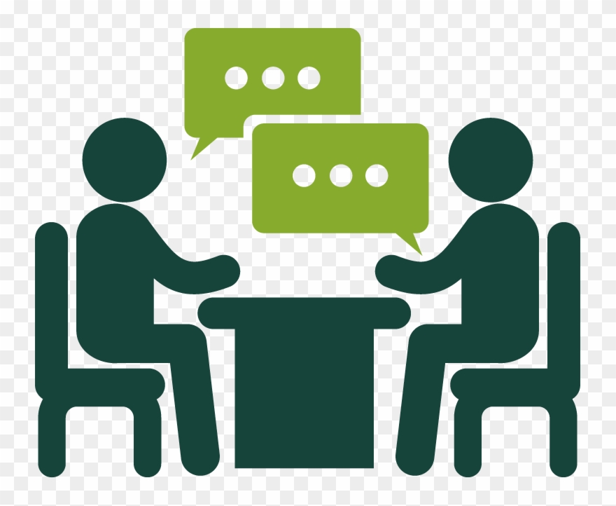 Mentor Icons - People Sitting At Table Icon Clipart