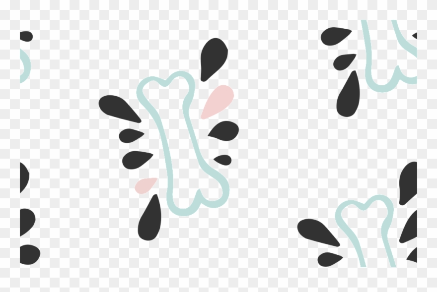 Creative Dog Bone Transparent Fill Picture - Illustration Clipart