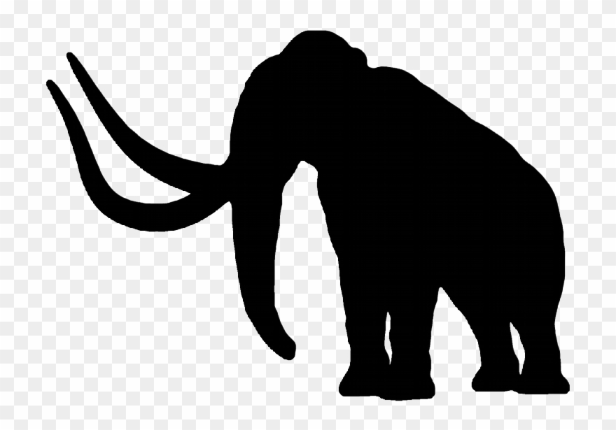 At Getdrawings Com Free For Personal Use - Mammoth Silhouette Png Clipart