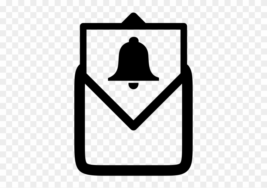 Mail Alert Rubber Stamp - Church Bell Clipart