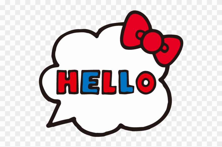 Hello Kitty - Hello Kitty Logo Png Clipart