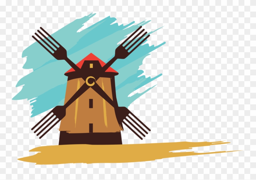 Dutch Broad Cafe At Cliffside Clipart