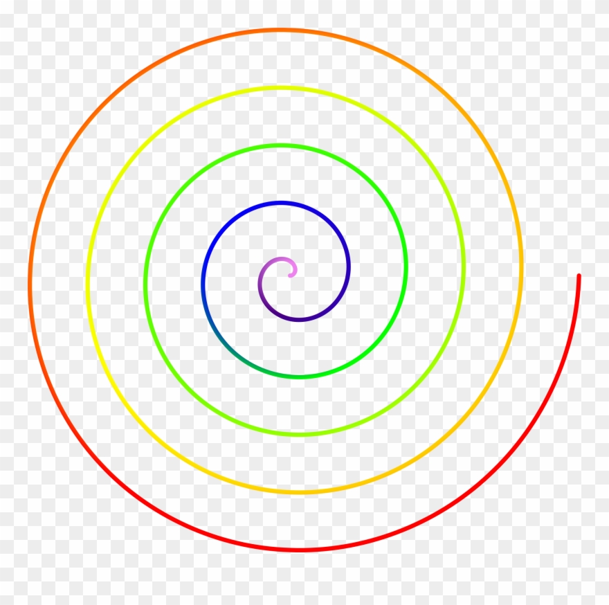 Spiral Clipart Transparent - Clipart Spiral No Background - Png Download