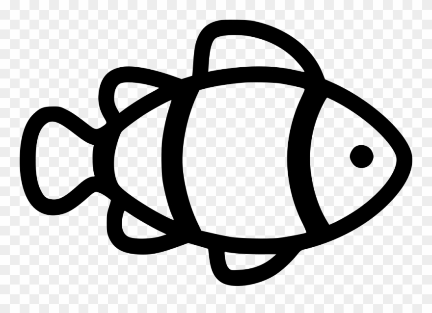 Clown Fish Comments - Pez Icono Png Clipart