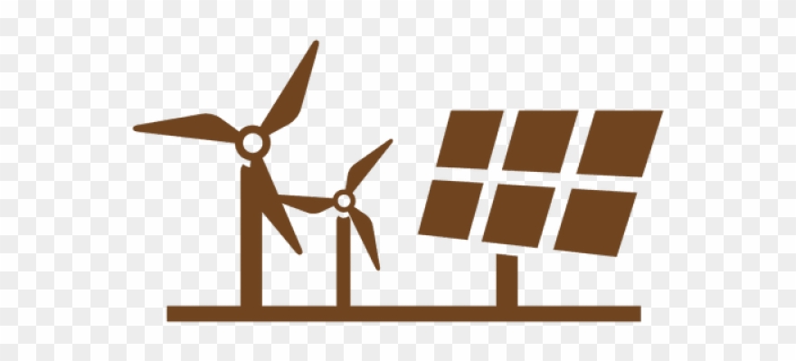 Windmill Clipart Solar - Solar Panel - Png Download
