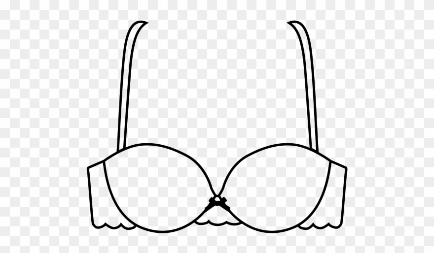 Bra Rubber Stamp - Bra Clipart