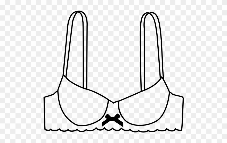 Bra Rubber Stamp - Panties Clipart