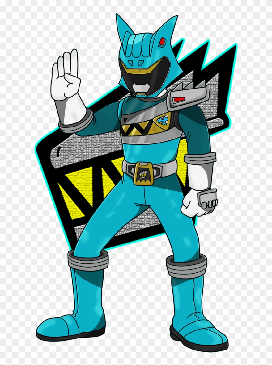 The Steely Hero By Hari Chan Power Rangers Art, Power - Zyuden Sentai Kyoryuger Clipart